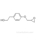 Benzenetanol, 4- (2-oksiranilmetoksi) - CAS 104857-48-9